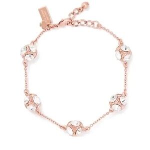$129 Kate Spade Marmalade Station Bracelet in rose